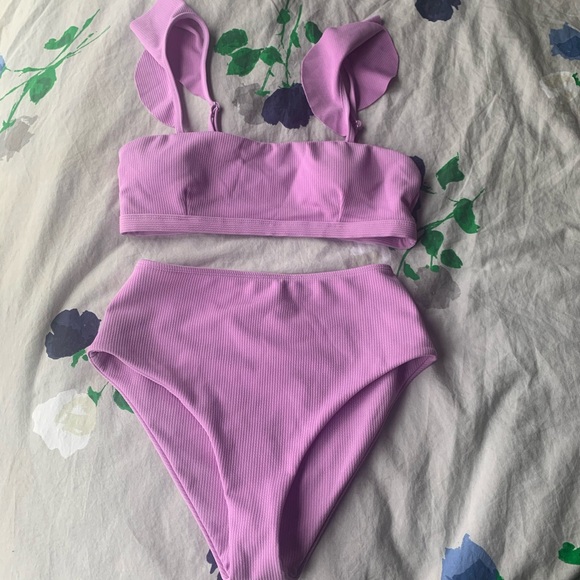 Zaful Other - SOLD Zaful purple high waisted bikini
